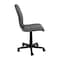 Flash Furniture Mid-Back Gray Quilted Vinyl Swivel Task Office Chair GO-1691-1-GY-GG - alternate 9
